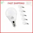 hansang 6 watt (60w Equivalent) LED Bulbs,E12 Small Base Candelabra Round Light