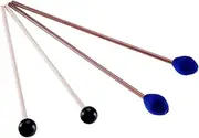 Hellery 4Pcs Marimba Mallets Drum Mallets Kit Percussion Accessories with Storage Bag