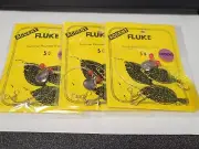 3 NJ Hand Tied 2/0 Hook w/Yellow Accent-Beads-Spinner Fluke/Summer Flounder Rig