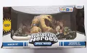 2008 STAR WARS GALACTIC HEROES RANCOR PIT - LUKE SKYWALKER -GAMORREAN GUARDS