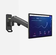 17-27 Inch Monitor Wall Mount Bracket for Computer TV Screens, Telescopic Rotating Wall Mount Lifting 75x75mm 100x100mm VESA Stand for 17-27 Inch Screen, Up to Load 15.4lbs