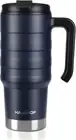 24 Oz Travel Mug, Stainless Double Wall Vacuum Insulated Tumbler with Handle & S