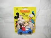 MIP Matchbox Walt Disney #9 Goofy Continental, Blue on VG Card/Pack