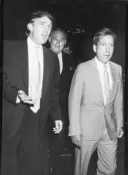 Donald Trump, Alfred Taubman and Peter Parche during Mike Ty - 1989 Old Photo 1