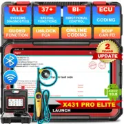 2024 Launch X431 PRO Elite V+ Car Diagnostic Scanner Bidirectional K!ey Coding