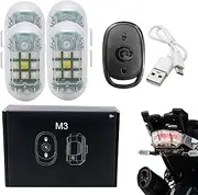 Wireless Car Lights | 7 Colors LED Warning Safety Lights,High Brightness Rechargeable Automotive Lighting, Portable Anti-Collision Motorcycle Accessories for Safe Riding