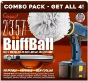 FLITZ Buff Ball 4 Pack. Great for Car's, Truck's, Boat's, Cycle's & MORE!!