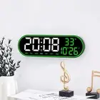 15 inch LED Wall Clock with Remote Control Date Week Temperature Timer