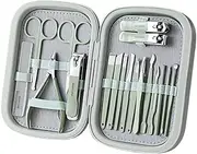 lskdnrufh Nail Clipper Set Nail Clippers Set Men's Nail Clippers Home Nail Kit Original Renovation Foot Kit Sharp Scissors Manicure Set(Light Green)