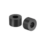 Nylon Round Spacer Washer 3.2mmx7mmx4mm Unthreaded for M3 Screws Black 100Pcs