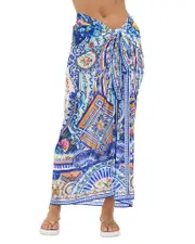 Camilla Long Sarong Swim Cover-Up