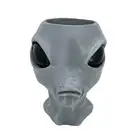 Quirky Design Alien Planter Ornament for Home Indoor Outdoor Planting Flower Pot