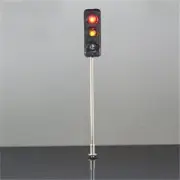 Single Side HO/OO Traffic Light Signal LED Model Train Railroad Cross Stree`u S1