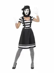 Smiffys Lady Mime Artist Costume