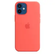 Apple Silicone Case With Magsafe For Iphone 12 Mini - Pink Citrus