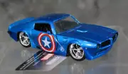 Jada Pullback Die Cast Car 1/32 Marvel Avengers Capt America 72 Pontiac Firebird