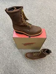 Red Wing 4420 Waterproof, Steel Toe Logger Boots SIZE 11 D NEW