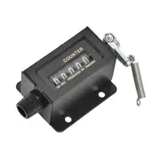Hand Counter, 5 Digit Number Count Clicker, Handheld Mechanical Click Counter for Accumulate and Record Number of Times As Shown