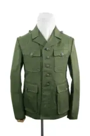 WW2 German DAK Tropical Afrikakorps olivebrown field tunic 2nd pattern M42