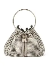 [Forever New] Skylah Sparkle Metal Handle Bag in Silver