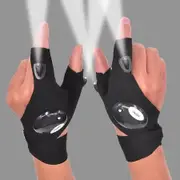 LED Flashlight Glove Outdoor Fishing Gloves for Repairing Cars Night Running Fishing Camping Hiking in Dark Place (1 Pair)