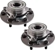 2pcs FRONT HUB WHEEL BEARING MR992374 3880A036 Compatible With MITSUBISHI L200 Pajero/Montero MN103380 802991 051462B 3880A036 ADC48261