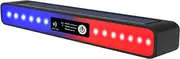 Aolyty Solar Lights Outdoor, 3 Work Modes Solar Strobe Lights Waterproof Wall Light Solar Warning Lights Bright White Light/Red & Blue Light Flashing for Garden Patio Yard Front Door Home