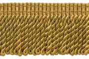 Antique Gold / 3" Bullion Fringe Trim / Decorative Gimp Design / 5 Yards