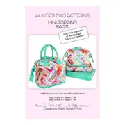 Mini Poppins Bags Pattern - Aunties Two Patterns 2 x Stays Included Sewing Craft