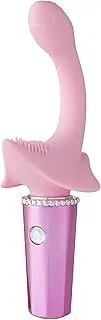 Varita AV Vibrador Masajeador Varita Vibrador de mano Masajeador Personal Terapia 10 Velocidades Inalámbrico USB Recargable Adulto Juguete Sexual para Mujeres (Púrpura)