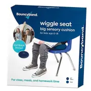 Bouncyband – Wiggle Seat – 13” D – Large Sensory Cushion Large (Pack of 1) Blue