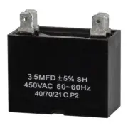 3.5 uF MFD x 450V Mini Split Capacitor Start-Up and/or Run - 4 Terminal 50/60HZ