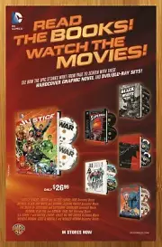 2015 DC Comics Graphic Novel/DVD/Blu-ray Sets Print Ad/Poster Batman JLA Art