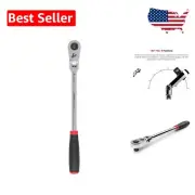 Durable 1/2 Inch Drive Ratchet with 14 Inch Flex Head & Quick-Release Feature