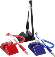 TEHAUX Signature Pen Base 3pcs Desktop Gel Ink Pen Security Stand for Office Desk Accessories
