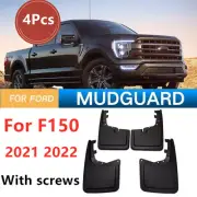 Mud Flaps Mudguard Splash Guards Accessories for Ford F150 F-150 2021-2022