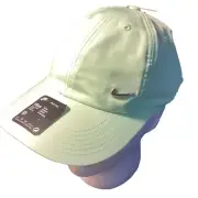 Kids Nike Unstructured Metal Swoosh Adjustable Cap Lime Green
