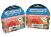 Yankee Candle Sun Drenched Apricot Rose Wax Melt Tart Singles x 2 0.8 Oz new