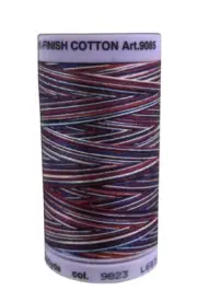 Mettler Silk Finish Thread Patriotic 500 Yards 50 Weight