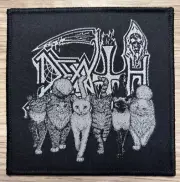 Death KITTENS Licensed Woven Patch Sew On Death Thrash Metal Black SOLD OUT