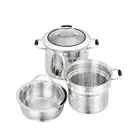 SCANPAN 26024 24cm Coppernox Multipot Set
