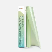 Clear Sublimation HTV for Light Fabric - 12" X 8FT, Glossy