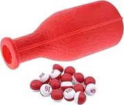 WADY 1 Set Billiard Game Kelly Billiards Accessory Pool Shaker Bottle Peas with Standard 16 Numbered Tally Balls Peas Billiard Accessoriesfor Sports Club Supplies Home Birthday Gift