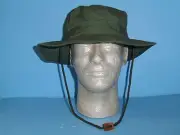 B6239-60 Vietnam Dark OD Poplin Boonie Hat size 60 / 7 1/2 W2D