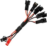 1Pc Male and Female Connector Adapter Cable for Lithium Battery High Temperature Resistant Plug Wire Portable Battery Adapter Cord for Charging
