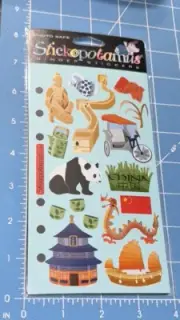 Stickopotamus China Sticker Pack Vintage NIP SP-CY-23
