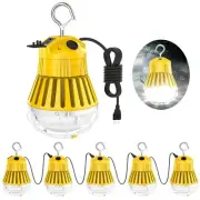 80W LED Temporary Work Light 12000LM, 5000K Linkable Construction Work Light ...