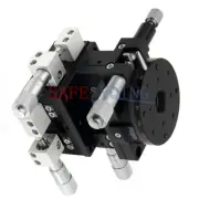1PC 90mm XYZR Trimming Platform Manual Linear Stage Bearing Tuning Sliding Table