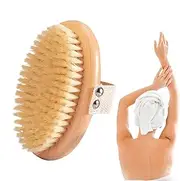 Dry Brush for Body,Massage Skin Scrubber for Shower - Dry Brushing Body Brush Exfoliator/Massager Scrubber for Cellulite Reduction