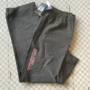 New Nike Pants OU Oklahoma Gray Men's Medium Drawstring Waist Cuff Wind Slacks